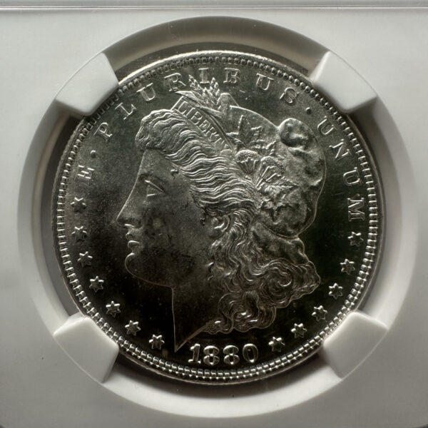 モルガンダラー1ドル銀貨 1880-S MS63 NGC