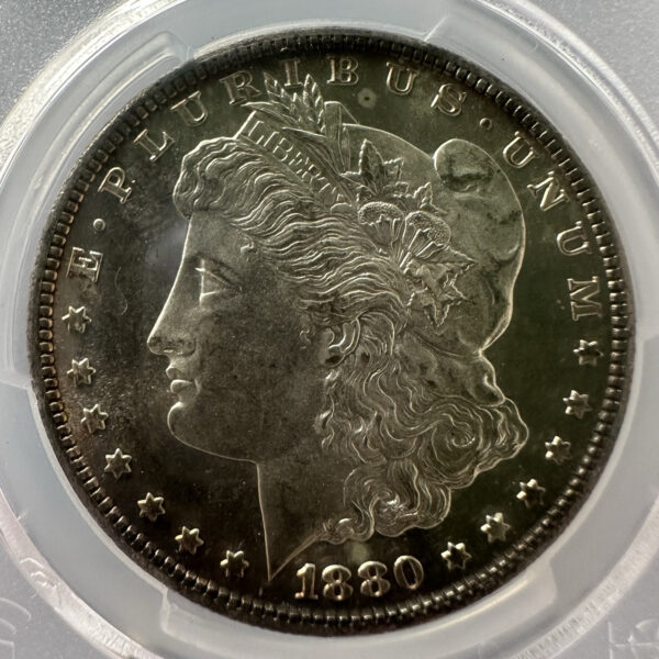 モルガンダラー1ドル銀貨 1880-S MS65 PCGS